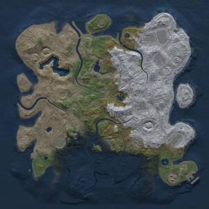 Thumbnail Rust Map: Procedural Map, Size: 4250, Seed: 1571278482, 16 Monuments