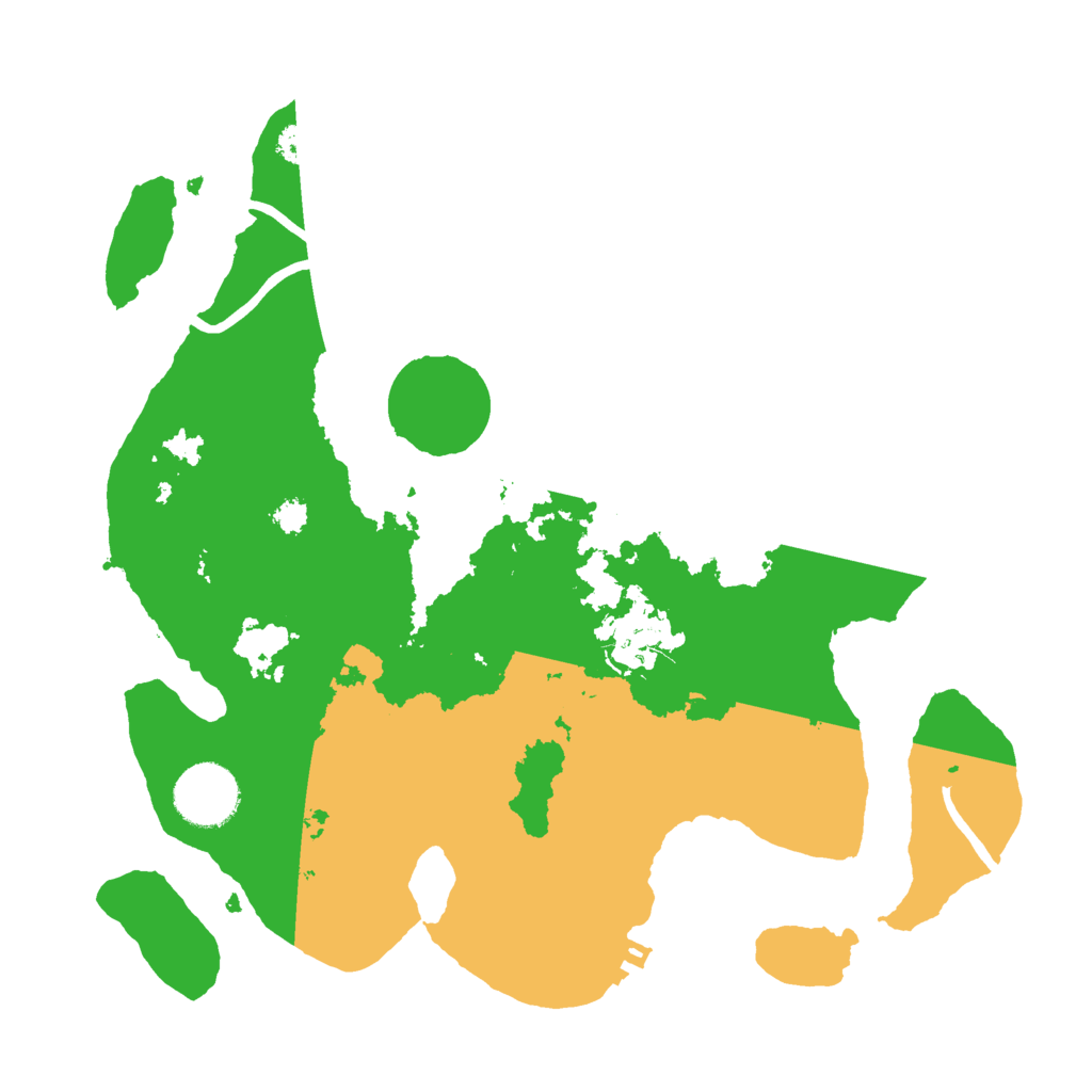 Biome Rust Map: Procedural Map, Size: 3000, Seed: 13023033