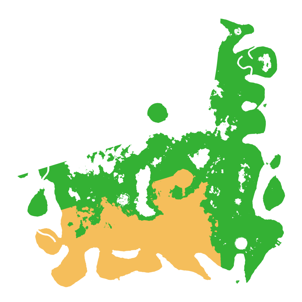 Biome Rust Map: Procedural Map, Size: 4350, Seed: 654987