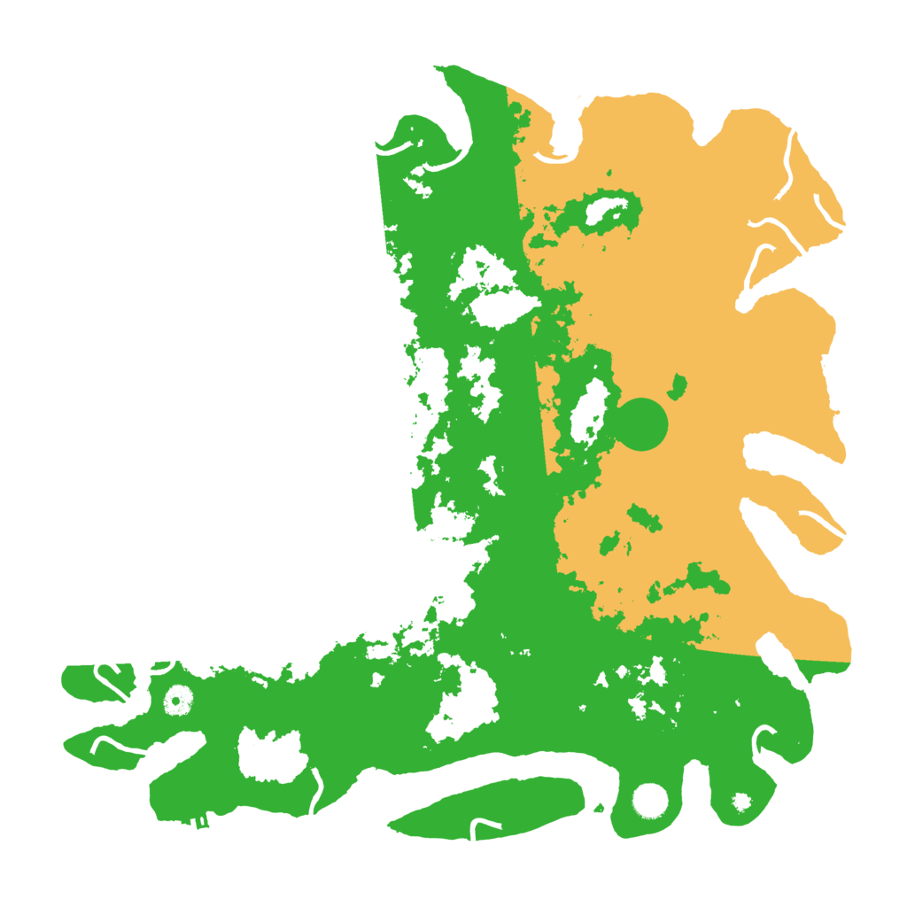Biome Rust Map: Procedural Map, Size: 4500, Seed: 6417