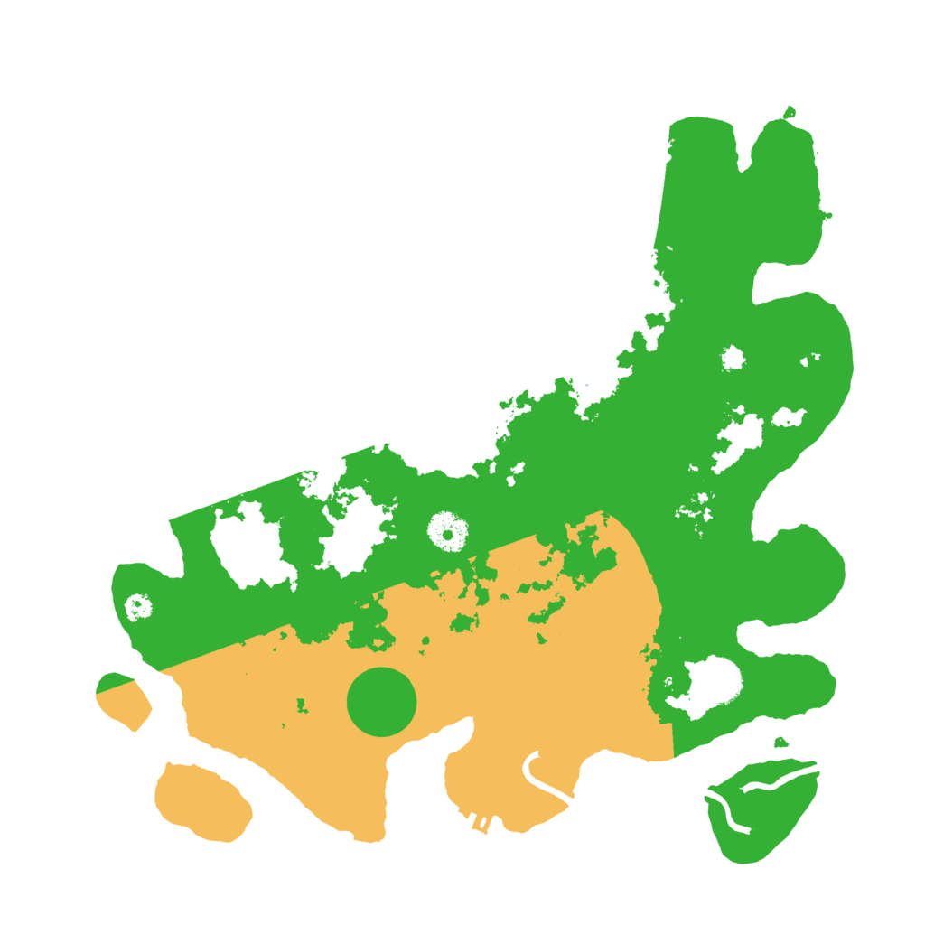 Biome Rust Map: Procedural Map, Size: 3500, Seed: 798