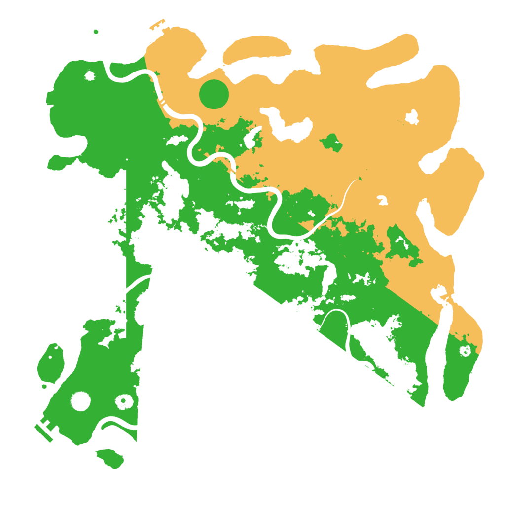 Biome Rust Map: Procedural Map, Size: 4500, Seed: 721655