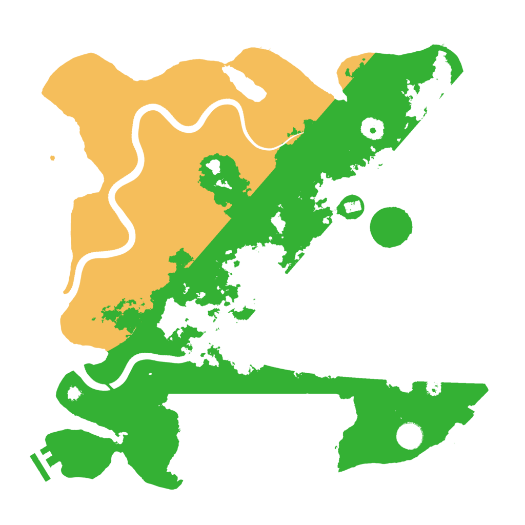 Biome Rust Map: Procedural Map, Size: 3500, Seed: 1158408766