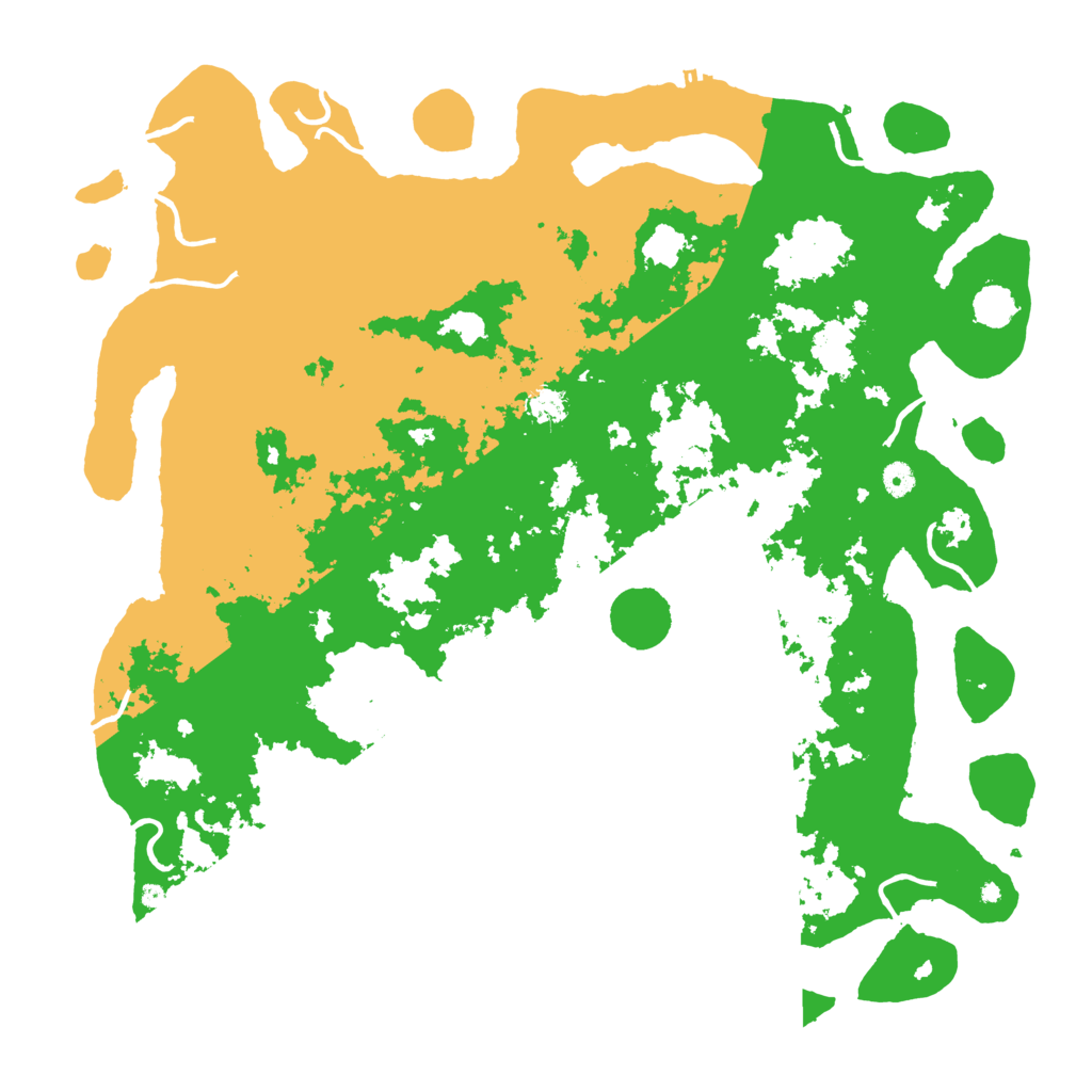 Biome Rust Map: Procedural Map, Size: 5000, Seed: 2063