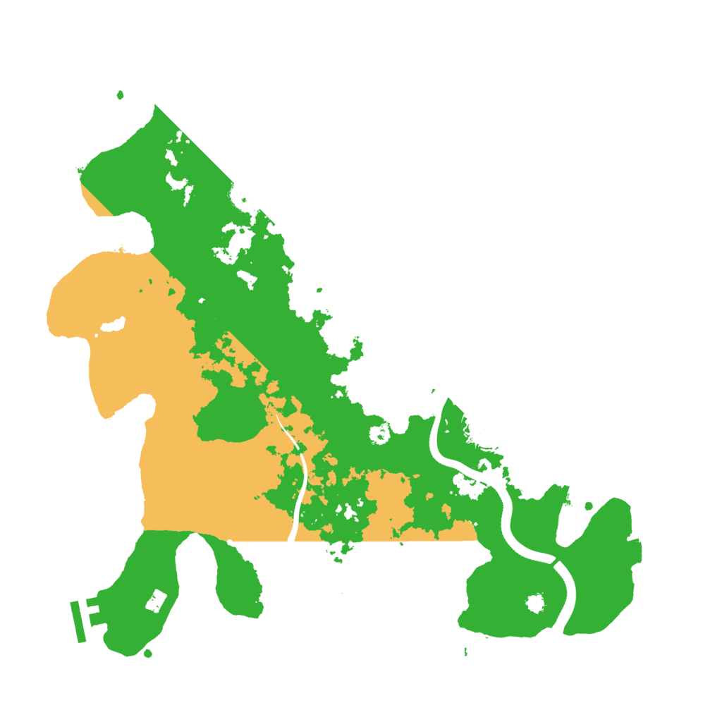 Biome Rust Map: Procedural Map, Size: 3500, Seed: 308031630