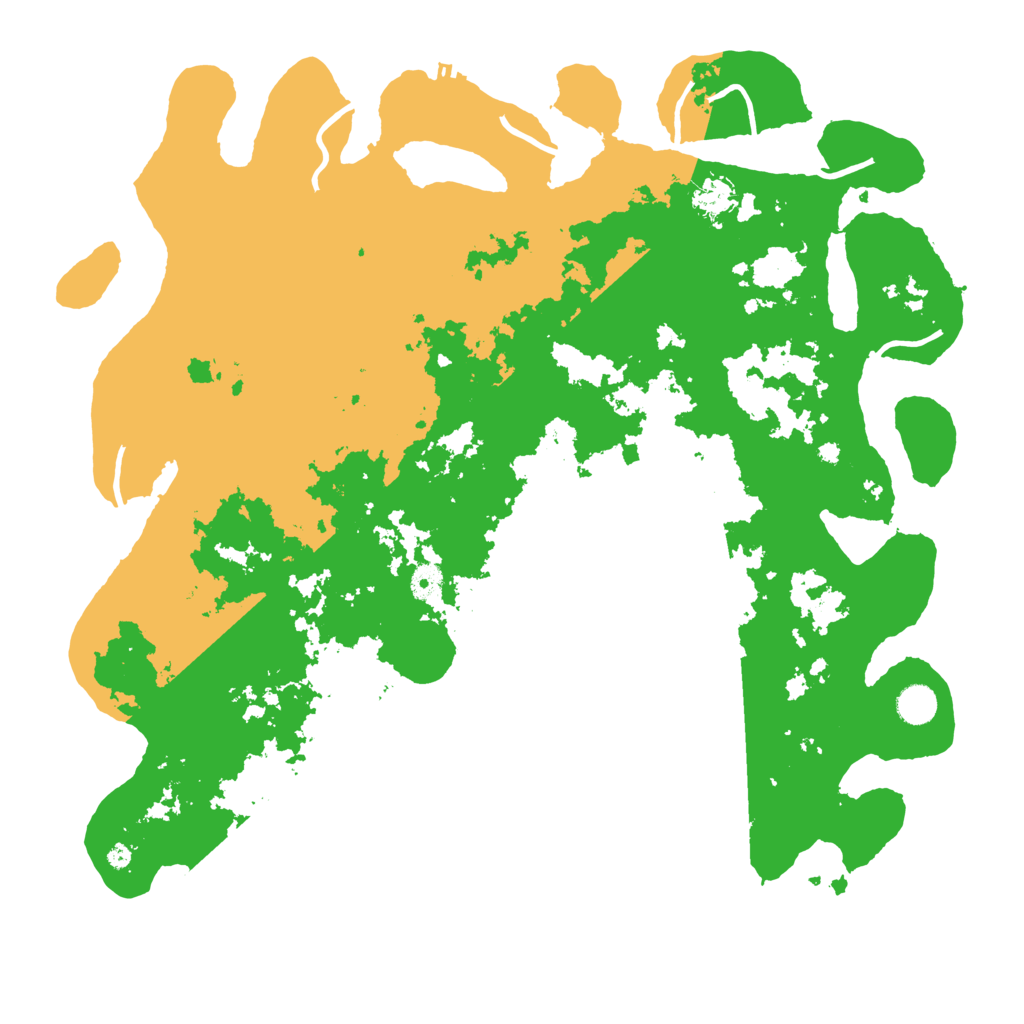 Biome Rust Map: Procedural Map, Size: 4500, Seed: 71370902