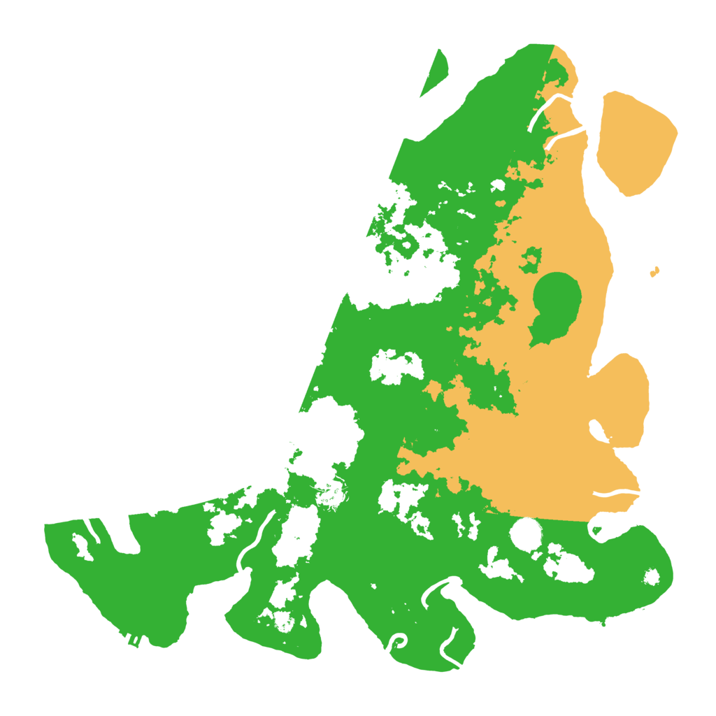 Biome Rust Map: Procedural Map, Size: 4000, Seed: 9873