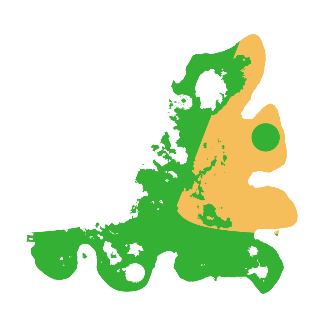 Biome Rust Map: Procedural Map, Size: 3000, Seed: 2837061