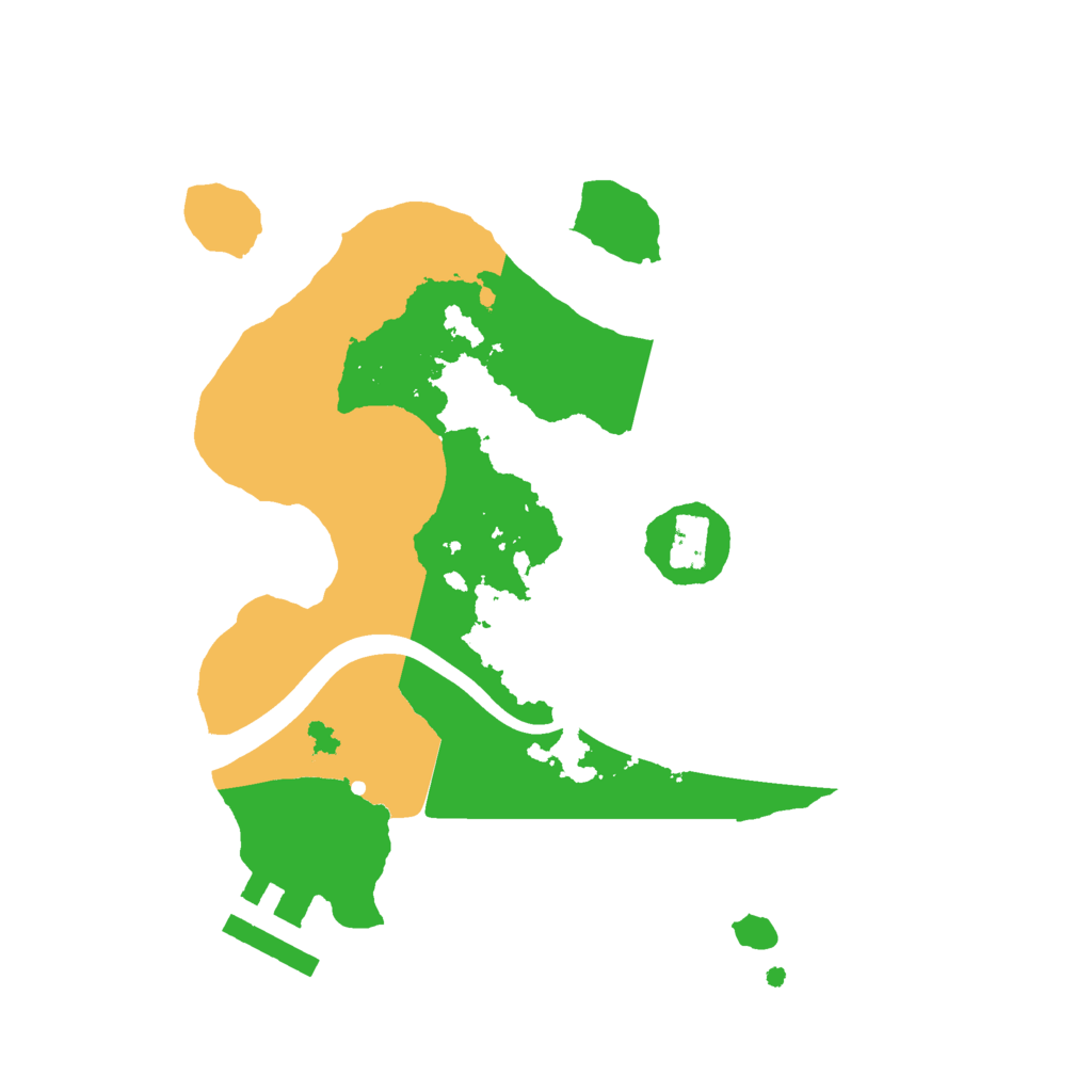 Biome Rust Map: Procedural Map, Size: 2200, Seed: 1759334717