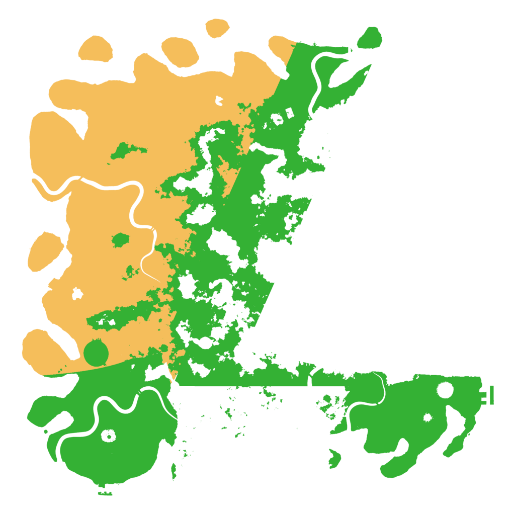 Biome Rust Map: Procedural Map, Size: 5500, Seed: 59575153