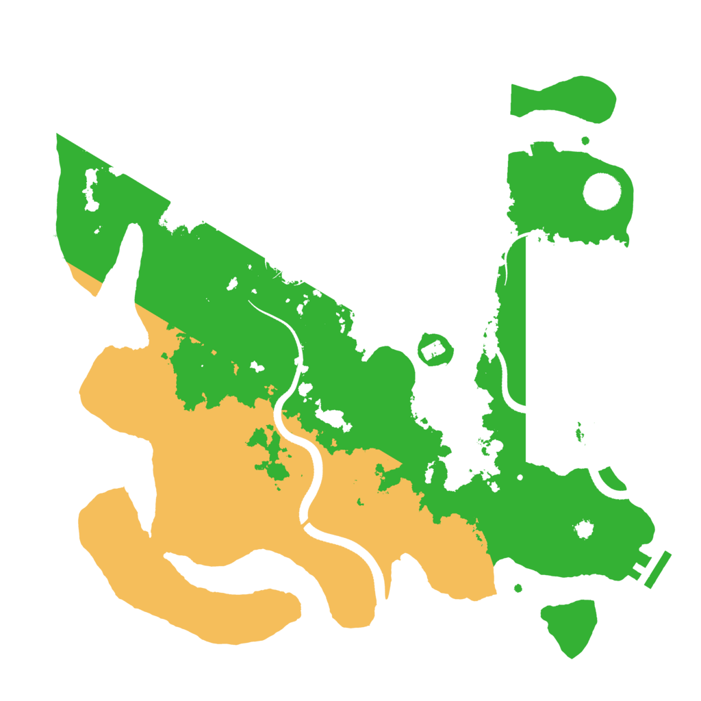 Biome Rust Map: Procedural Map, Size: 3500, Seed: 1260515414