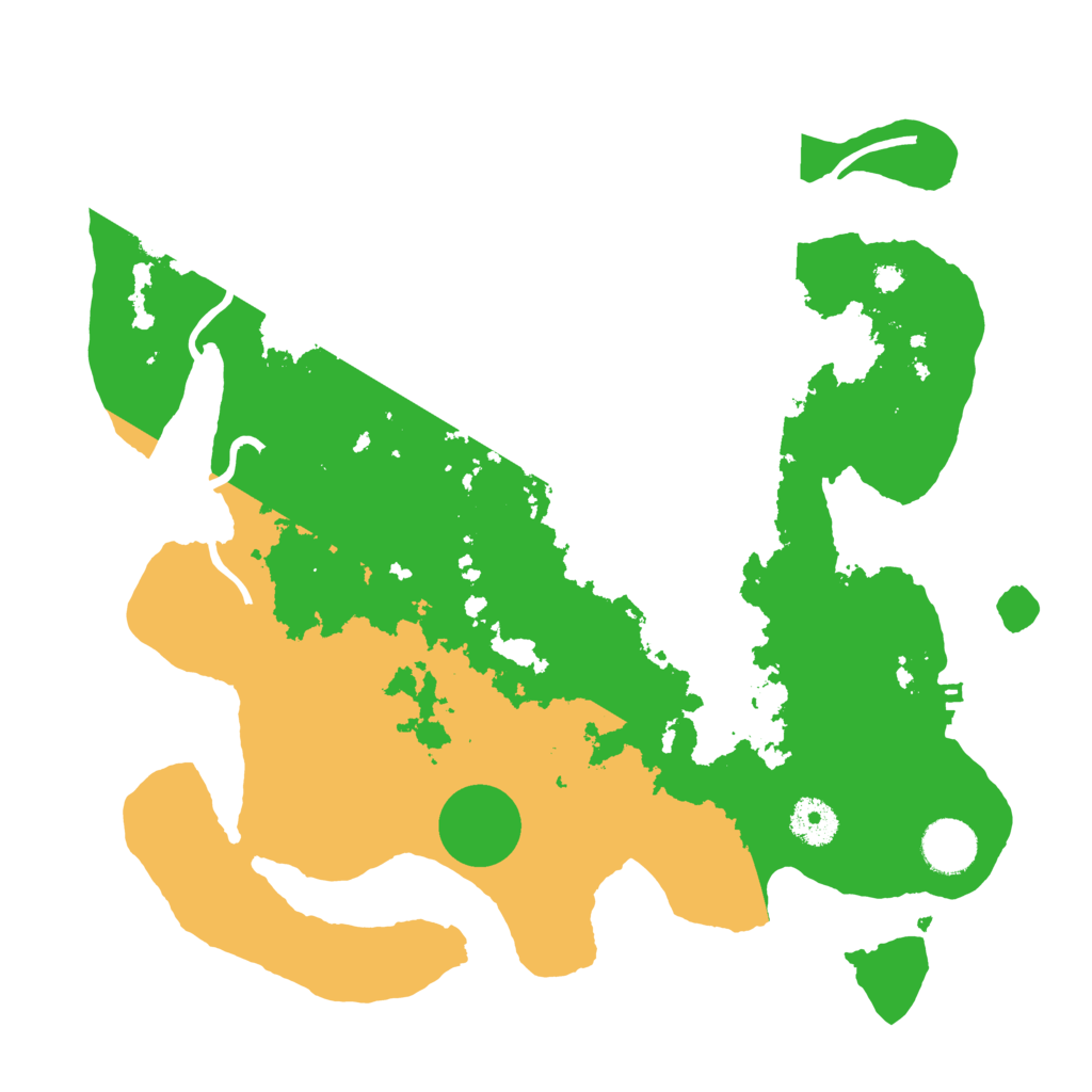 Biome Rust Map: Procedural Map, Size: 3500, Seed: 1260515414