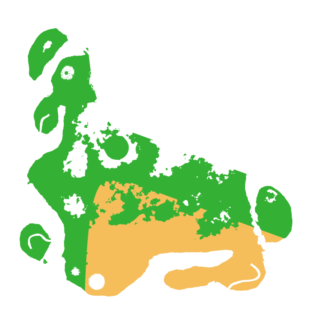 Biome Rust Map: Procedural Map, Size: 3500, Seed: 2053544676