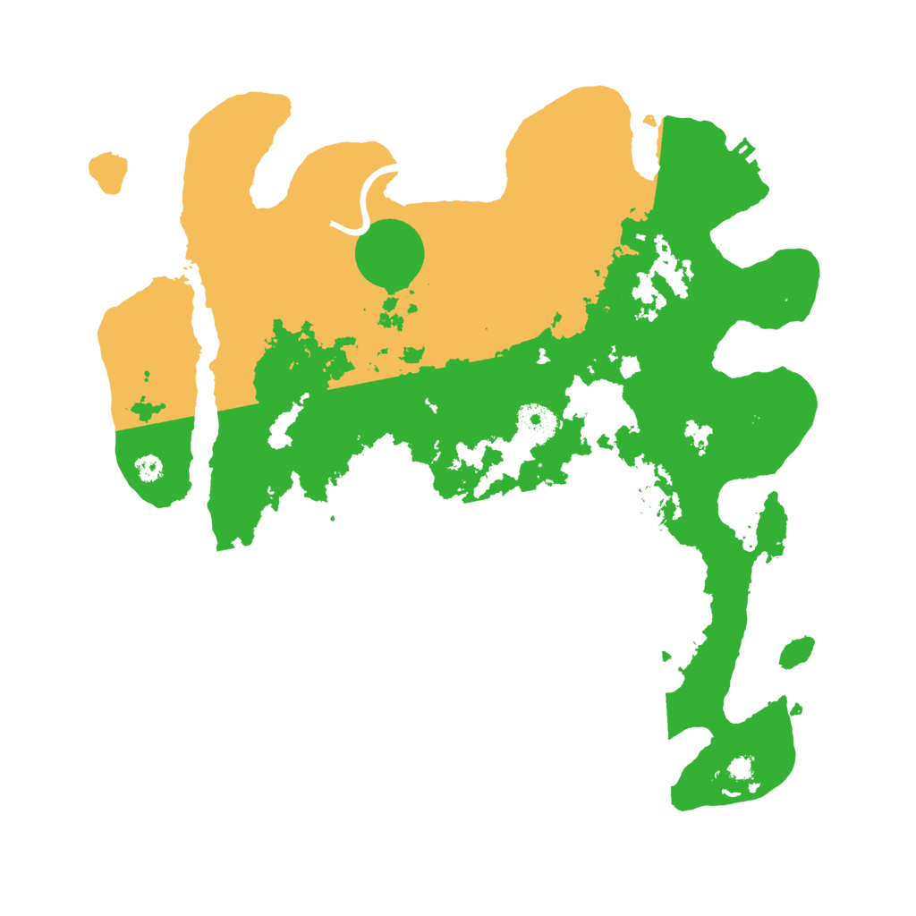 Biome Rust Map: Procedural Map, Size: 3500, Seed: 683293378