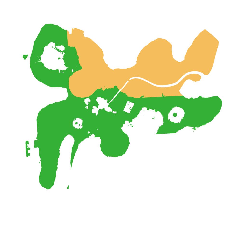 Biome Rust Map: Procedural Map, Size: 2350, Seed: 987654321