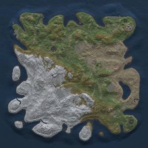 Thumbnail Rust Map: Procedural Map, Size: 4250, Seed: 374090961, 19 Monuments