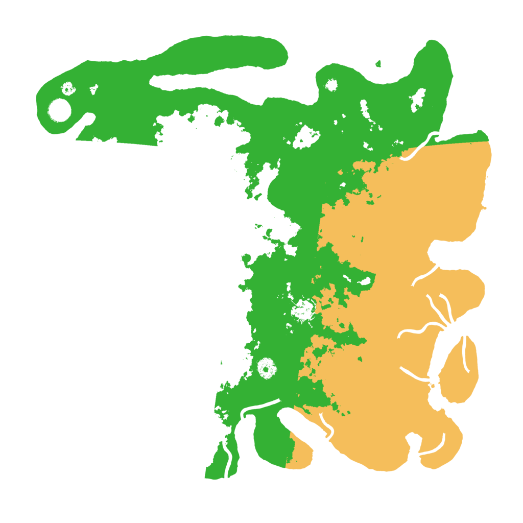 Biome Rust Map: Procedural Map, Size: 4000, Seed: 37463