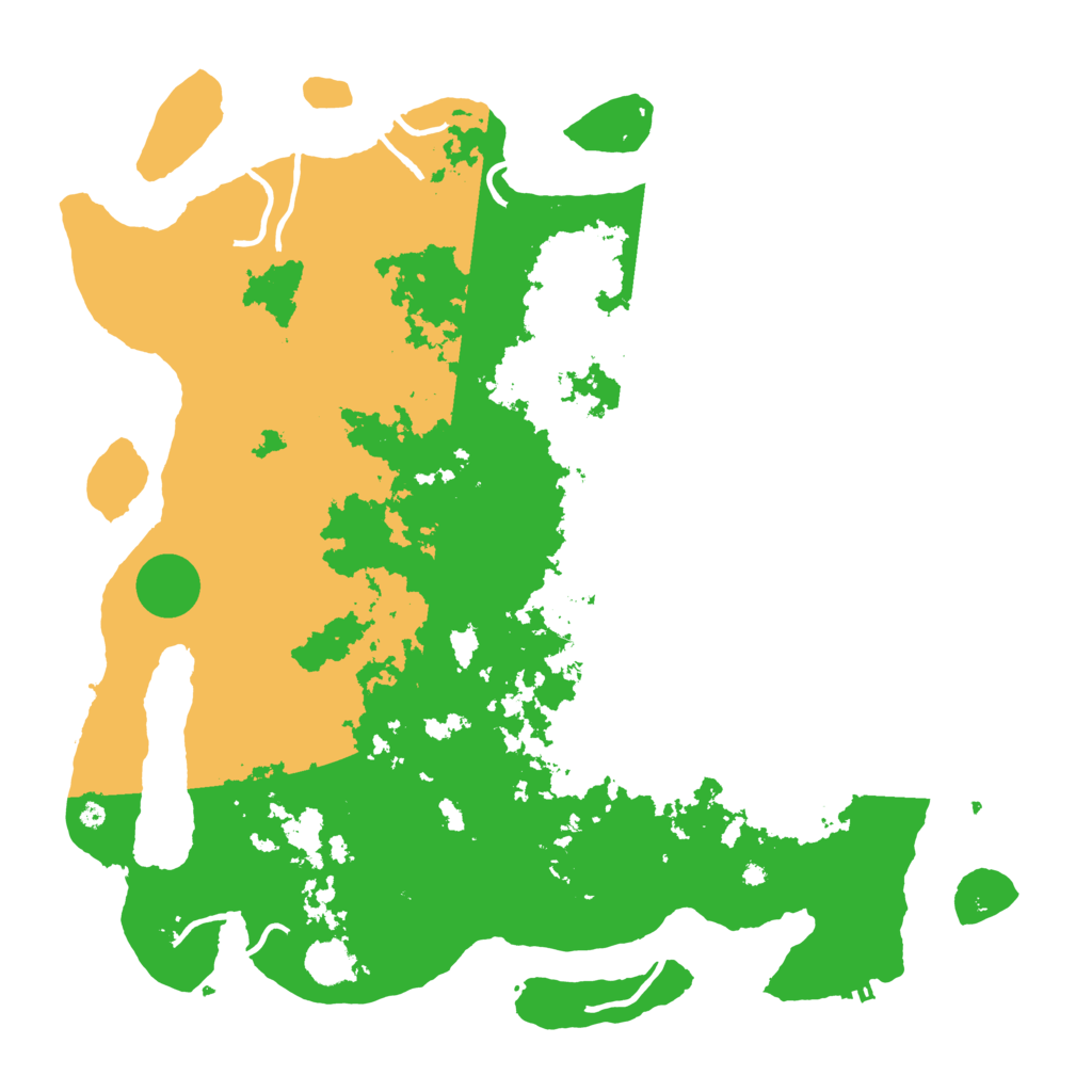 Biome Rust Map: Procedural Map, Size: 4500, Seed: 333467