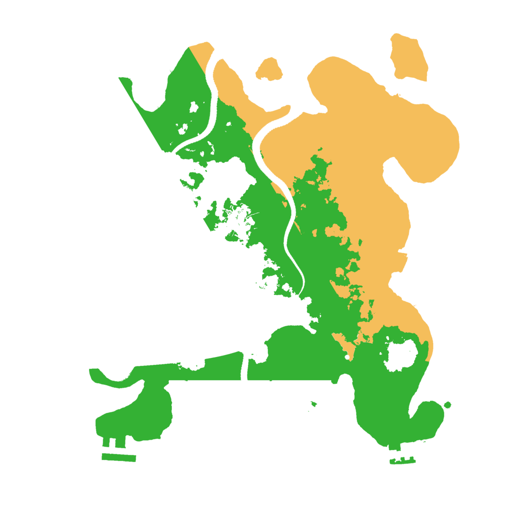 Biome Rust Map: Procedural Map, Size: 3000, Seed: 3020