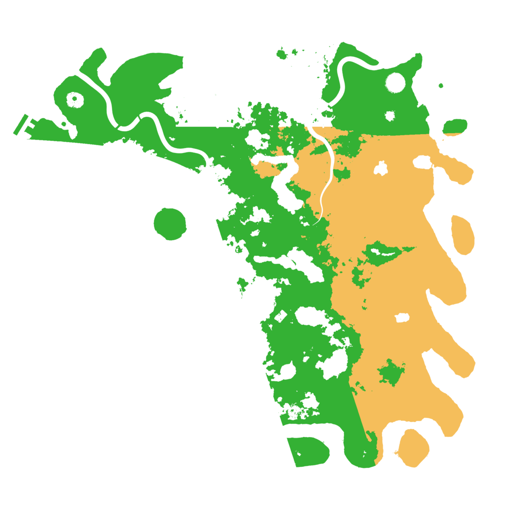 Biome Rust Map: Procedural Map, Size: 4500, Seed: 161623427