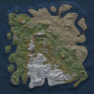 Thumbnail Rust Map: Procedural Map, Size: 4250, Seed: 1581454246, 18 Monuments