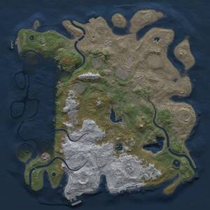 Thumbnail Rust Map: Procedural Map, Size: 4250, Seed: 1581454246, 16 Monuments