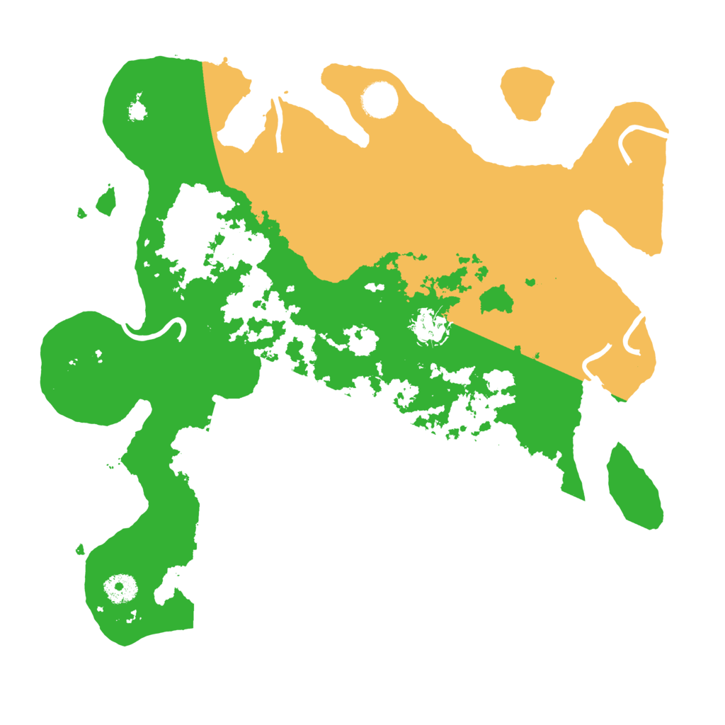 Biome Rust Map: Procedural Map, Size: 3500, Seed: 2238