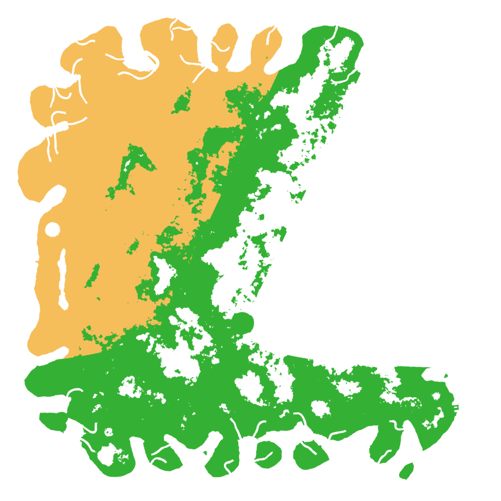 Biome Rust Map: Procedural Map, Size: 6000, Seed: 22036223