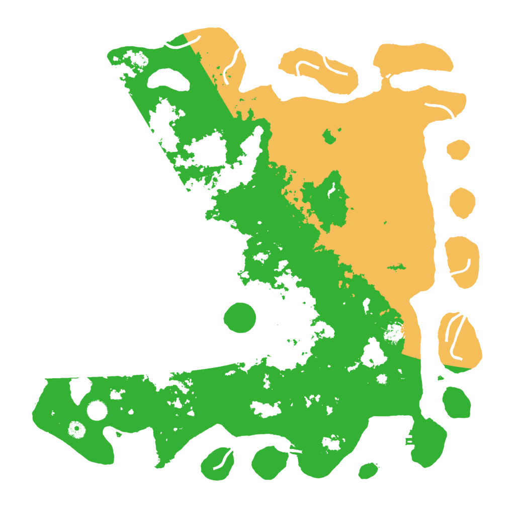 Biome Rust Map: Procedural Map, Size: 4500, Seed: 1245645