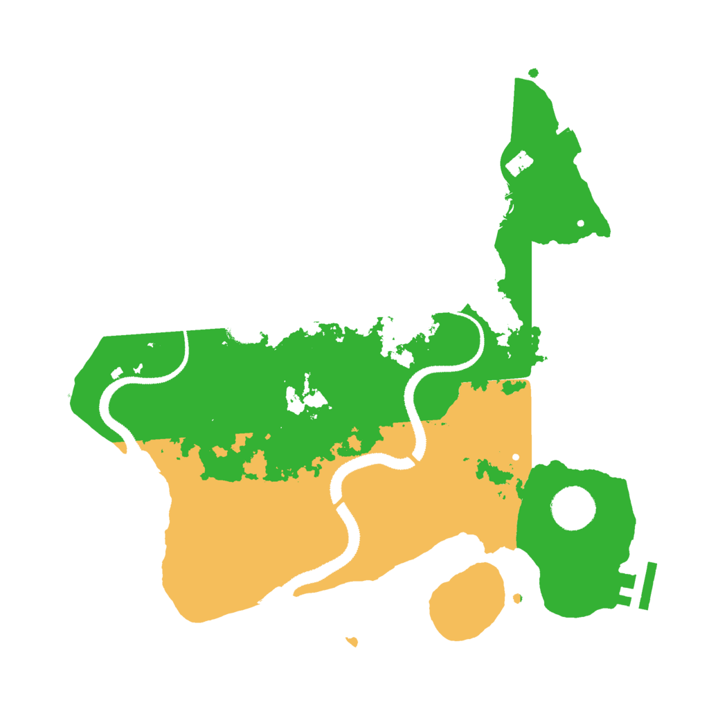 Biome Rust Map: Procedural Map, Size: 3000, Seed: 51883485