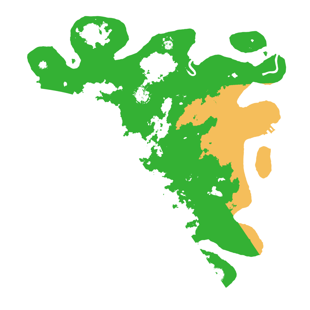 Biome Rust Map: Procedural Map, Size: 3500, Seed: 147363381