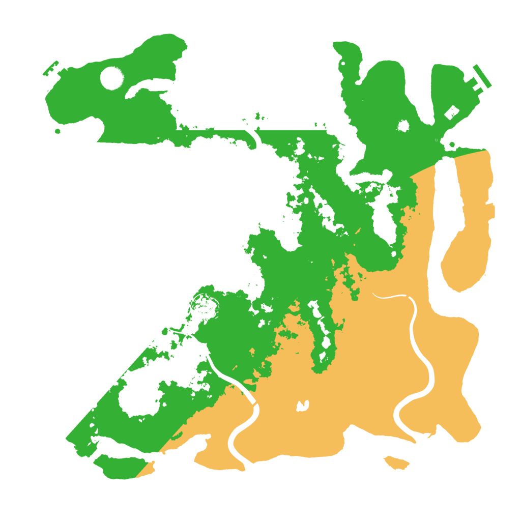 Biome Rust Map: Procedural Map, Size: 4000, Seed: 587934298