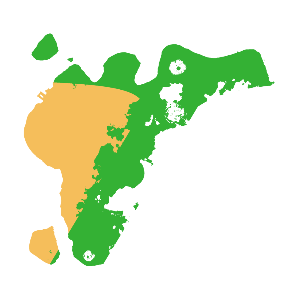 Biome Rust Map: Procedural Map, Size: 3000, Seed: 9119
