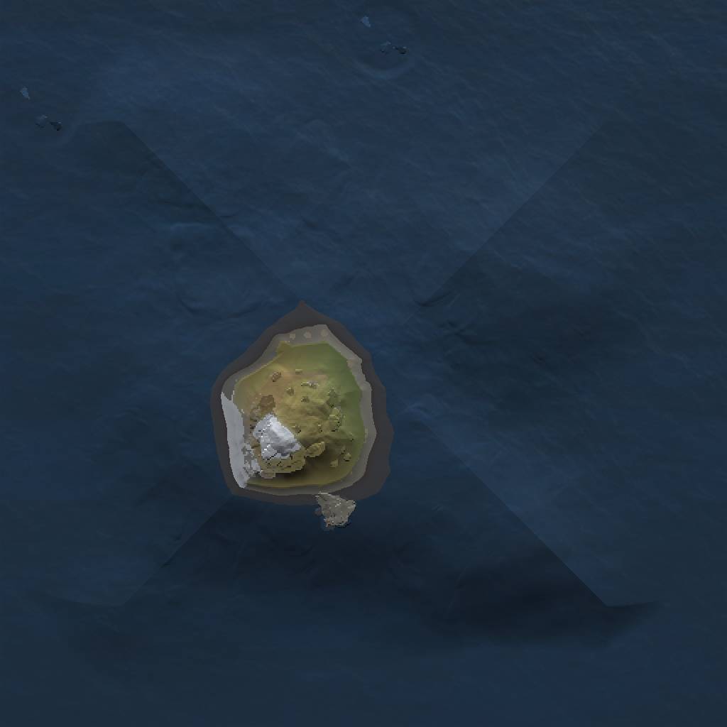 Rust Map: Procedural Map, Size: 1000, Seed: 31417950, 3 Monuments