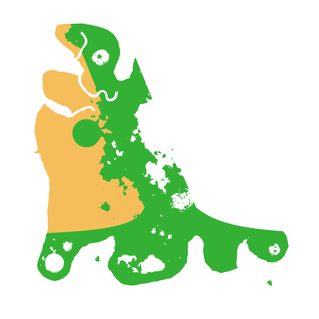 Biome Rust Map: Procedural Map, Size: 3000, Seed: 5525