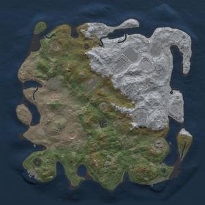 Thumbnail Rust Map: Procedural Map, Size: 3850, Seed: 977513564, 19 Monuments