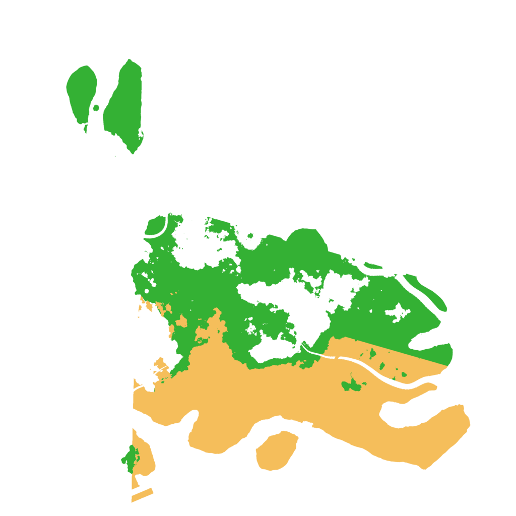 Biome Rust Map: Procedural Map, Size: 3350, Seed: 502804380