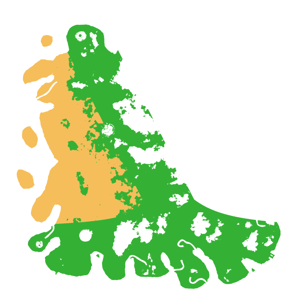 Biome Rust Map: Procedural Map, Size: 4500, Seed: 3694