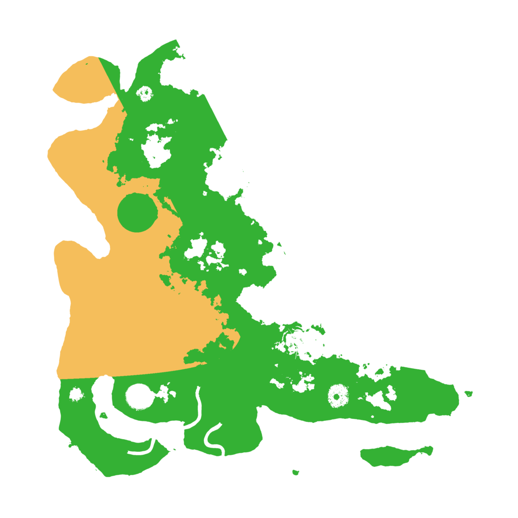 Biome Rust Map: Procedural Map, Size: 3500, Seed: 1411780954