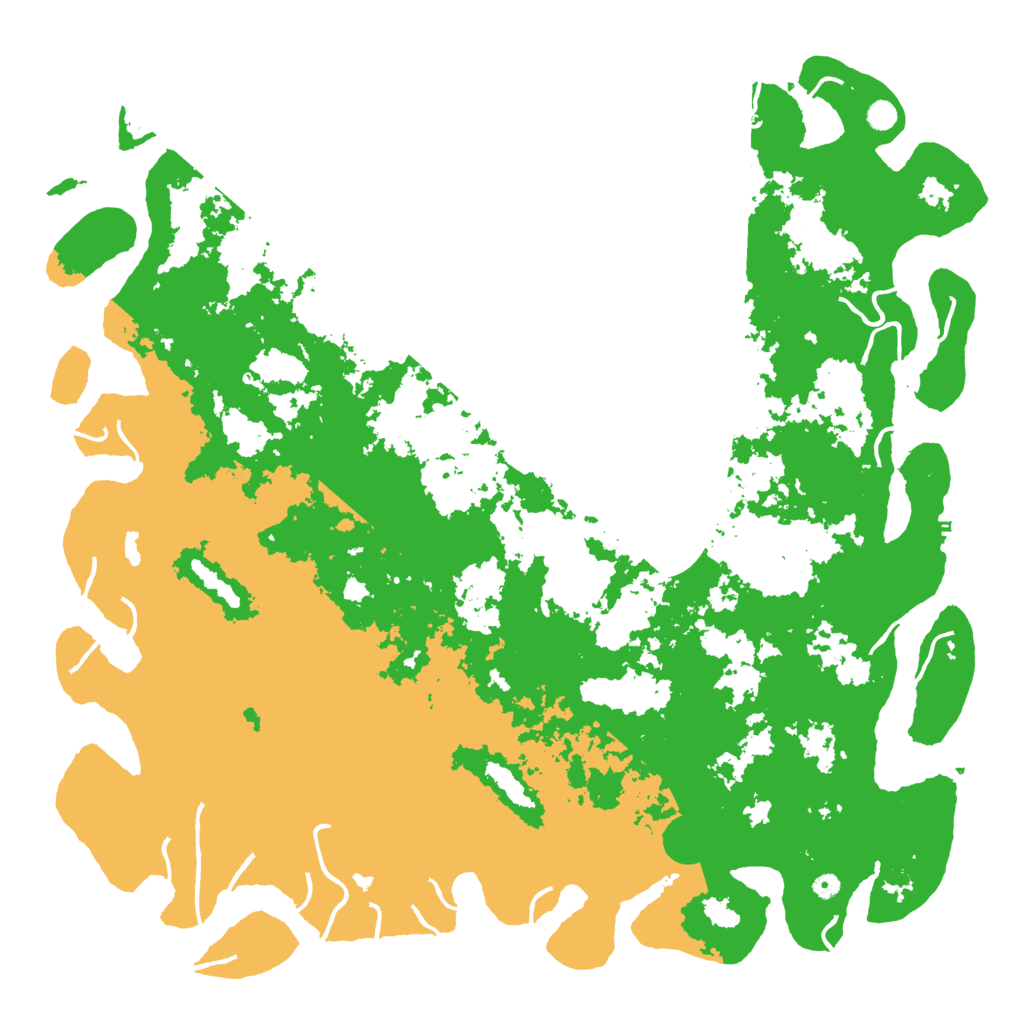 Biome Rust Map: Procedural Map, Size: 6000, Seed: 1834575917