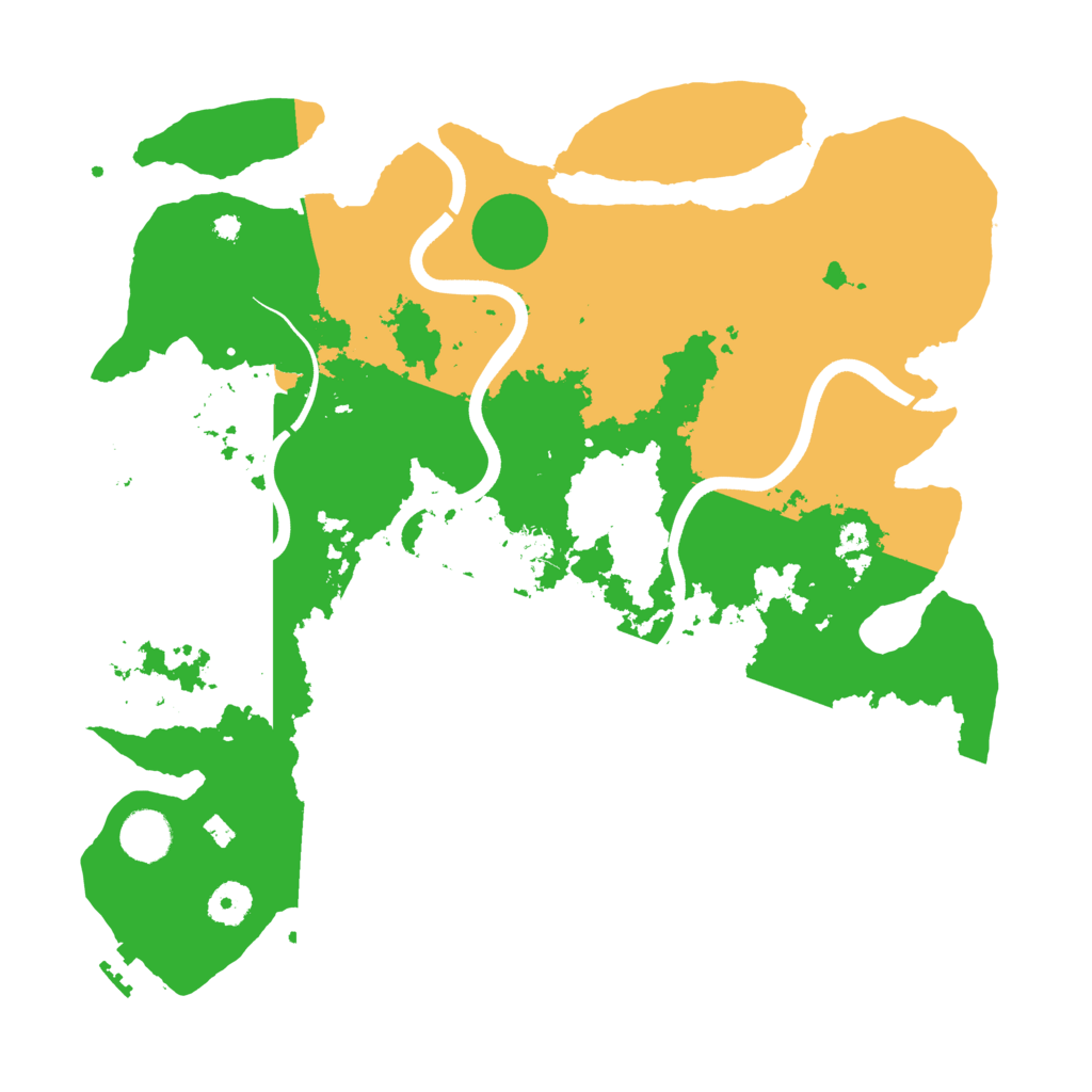 Biome Rust Map: Procedural Map, Size: 3800, Seed: 2065492879