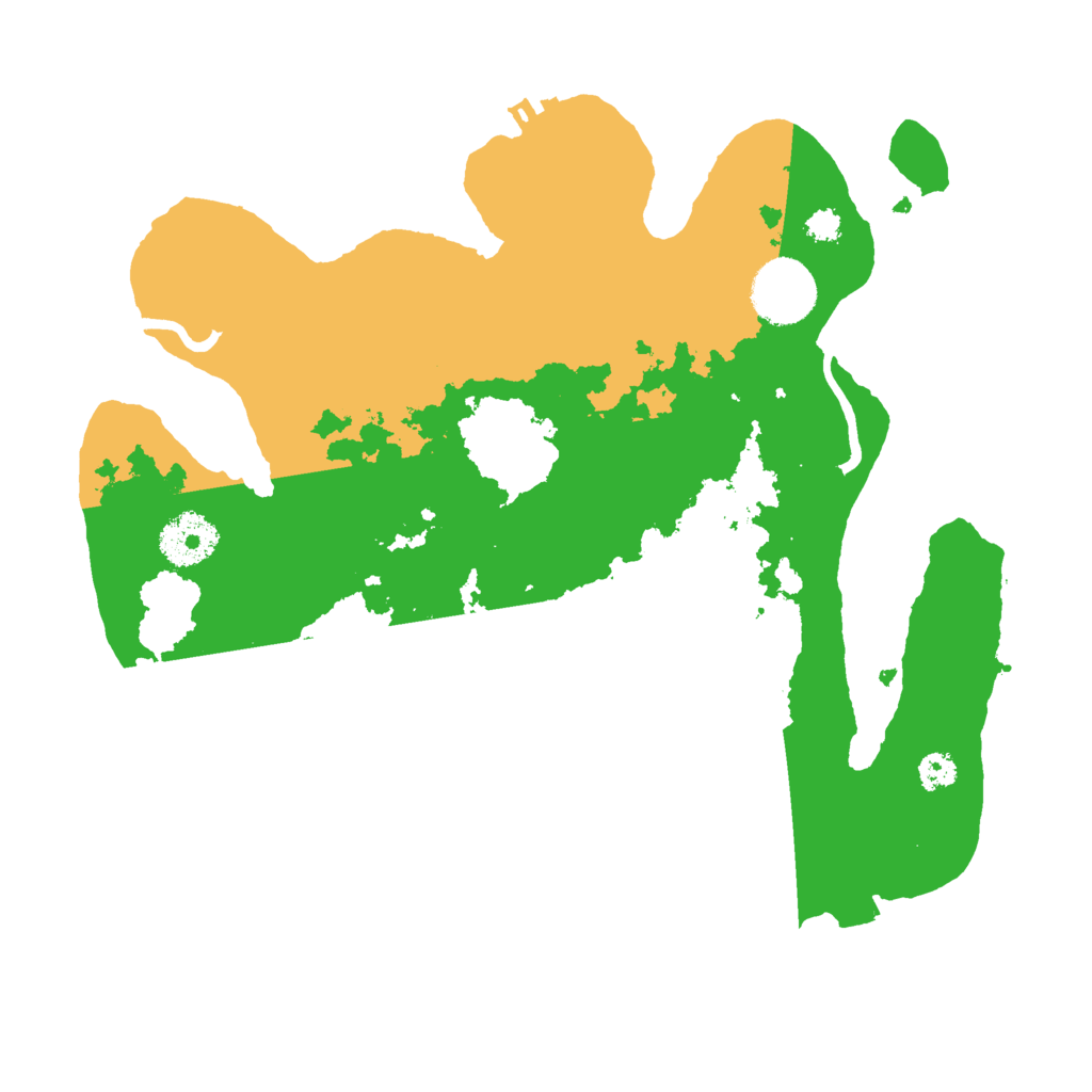 Biome Rust Map: Procedural Map, Size: 3000, Seed: 124293515