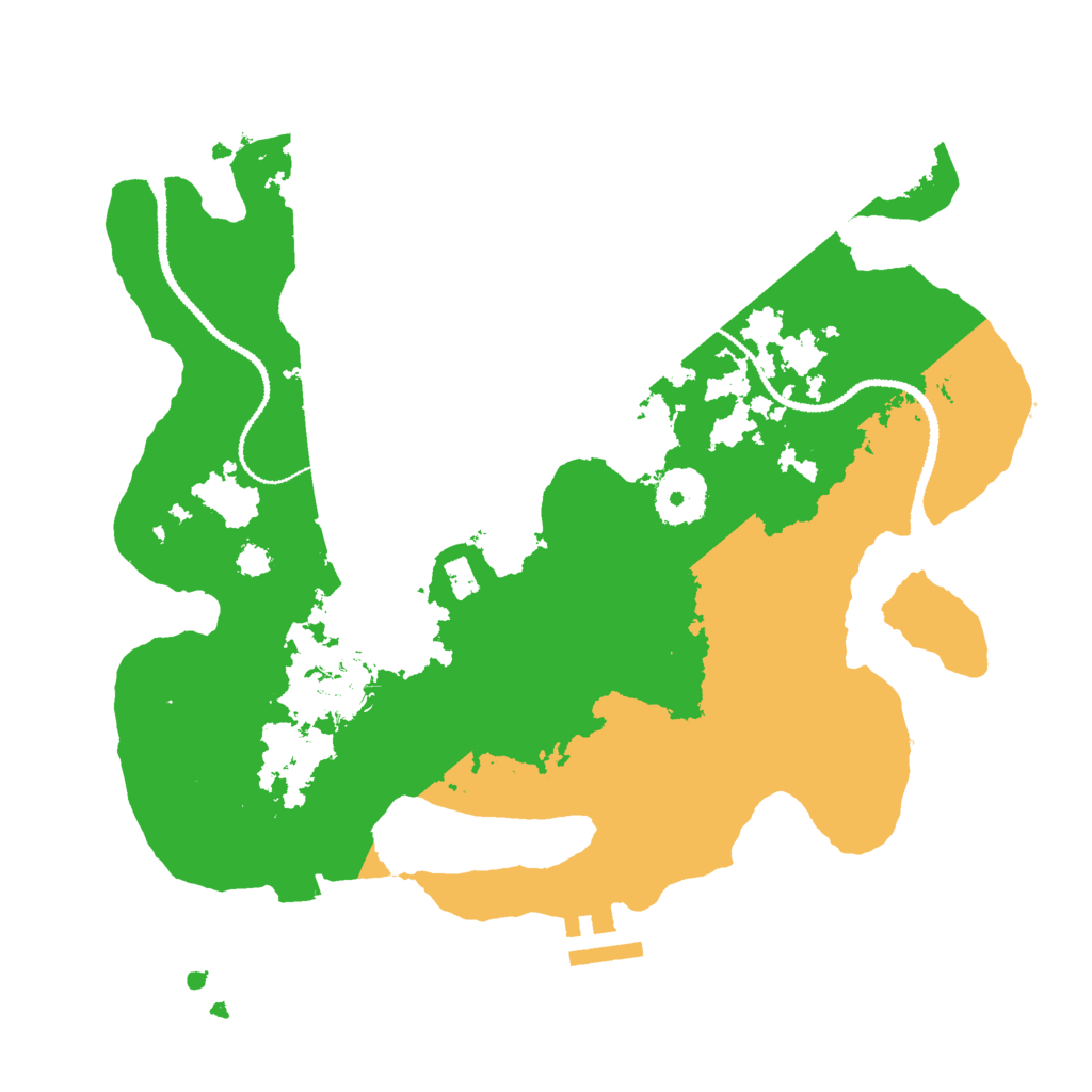 Biome Rust Map: Procedural Map, Size: 3000, Seed: 656845638
