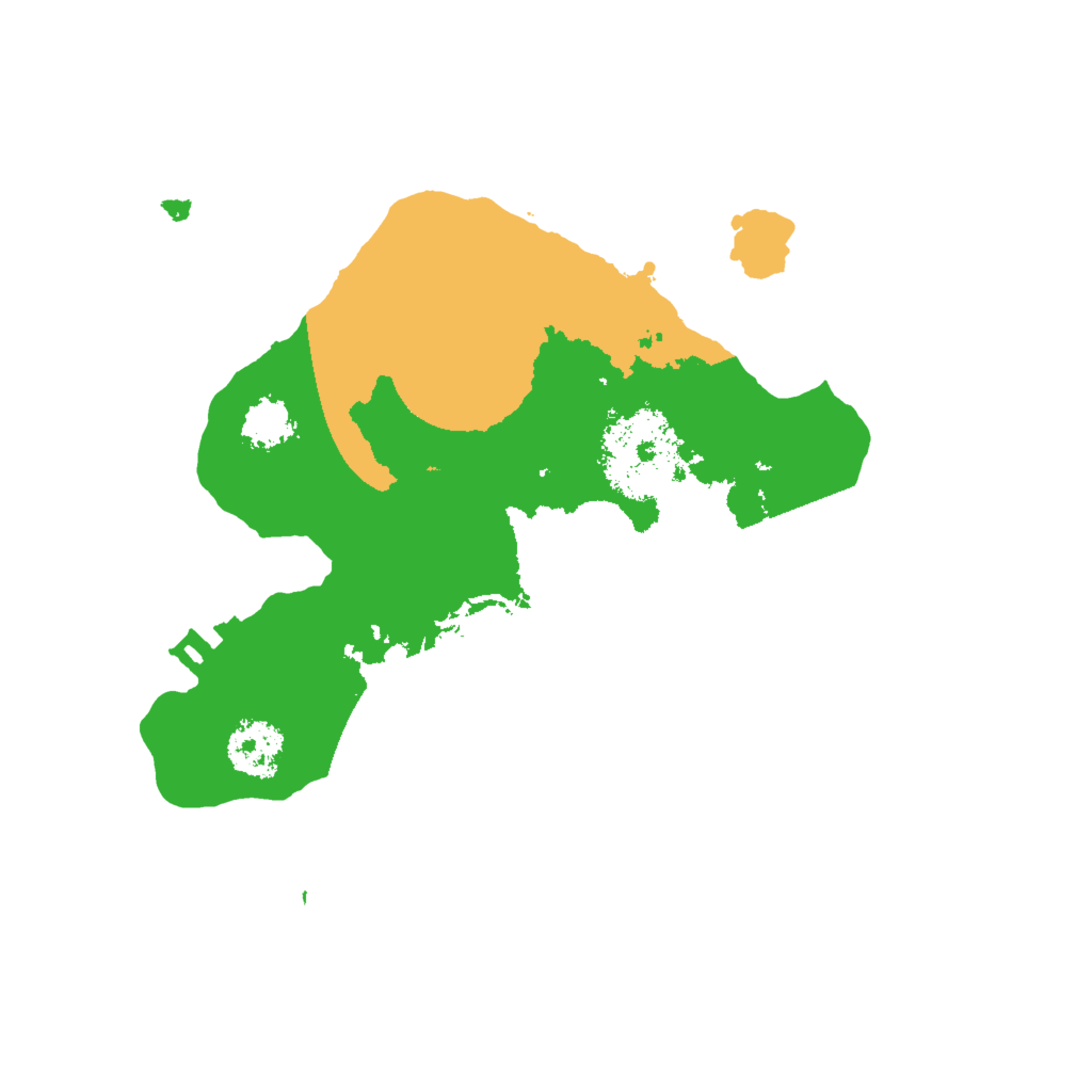 Biome Rust Map: Procedural Map, Size: 2000, Seed: 8675