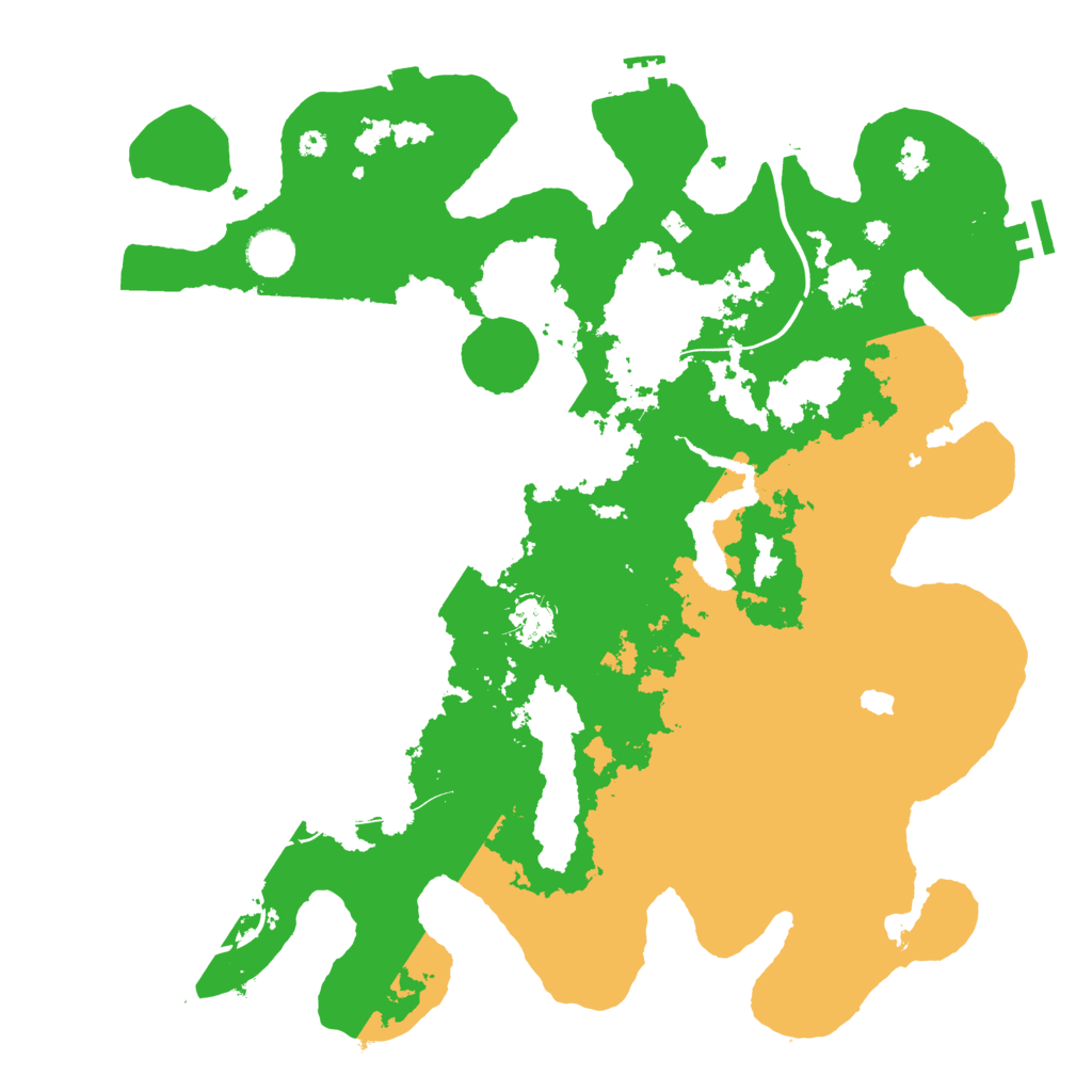Biome Rust Map: Procedural Map, Size: 4000, Seed: 3786