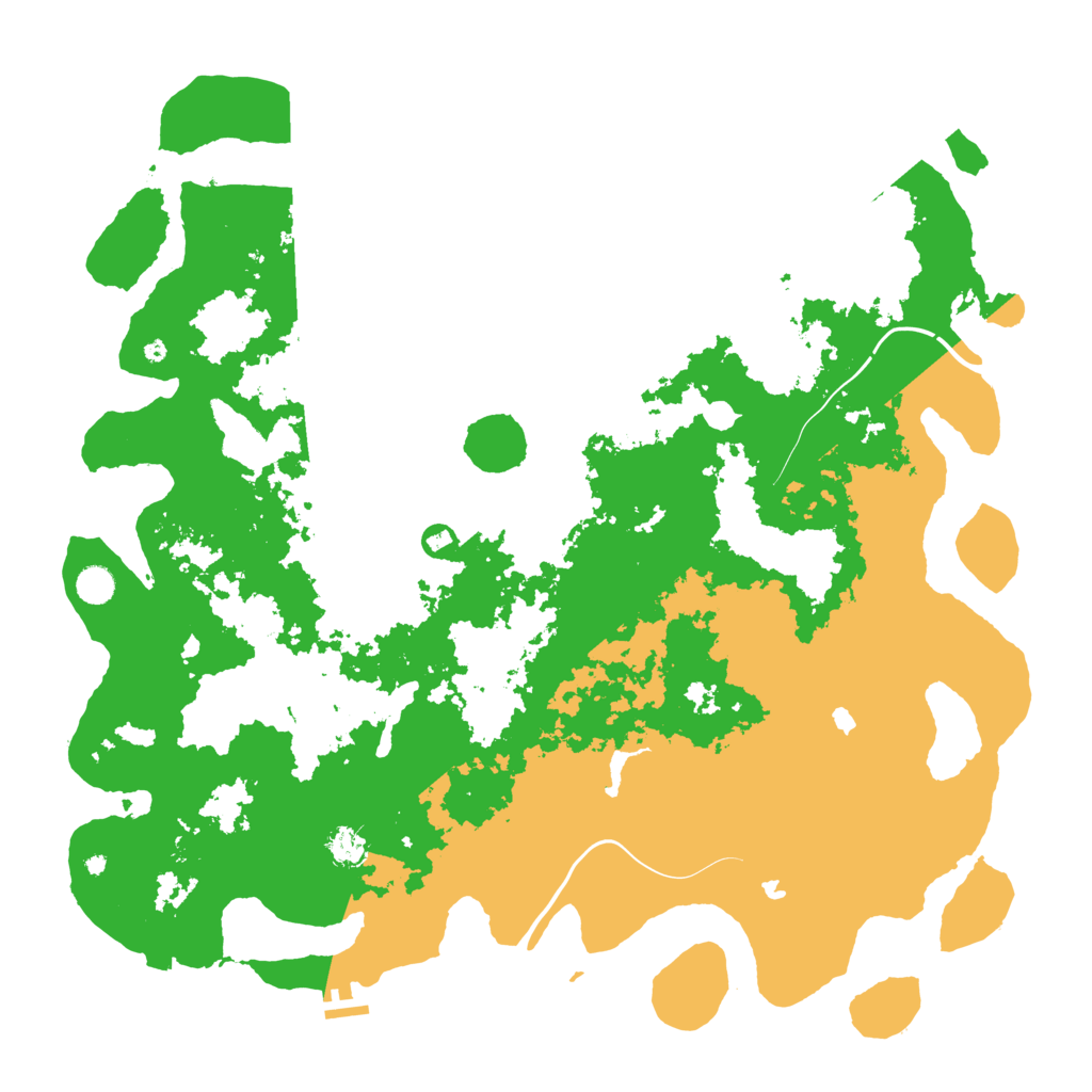 Biome Rust Map: Procedural Map, Size: 5000, Seed: 656845638