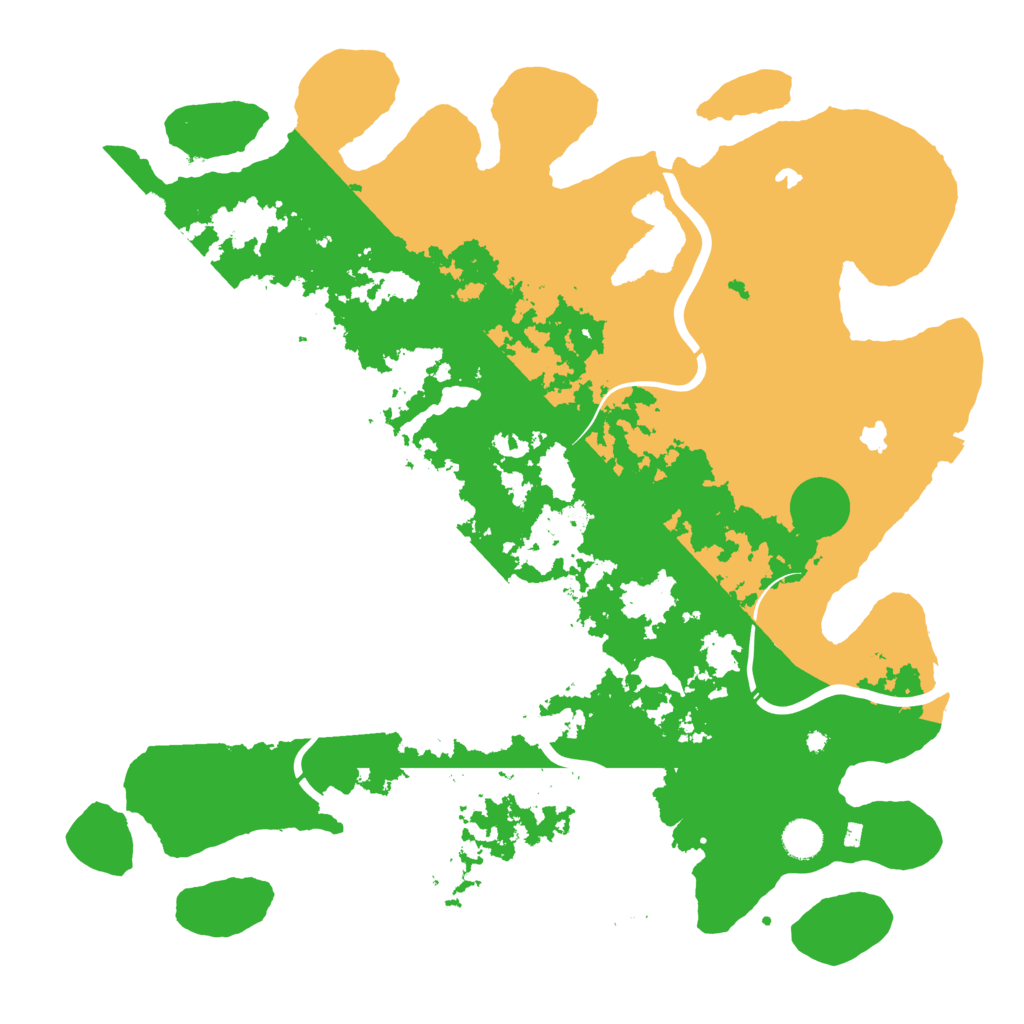 Biome Rust Map: Procedural Map, Size: 4500, Seed: 2022080523
