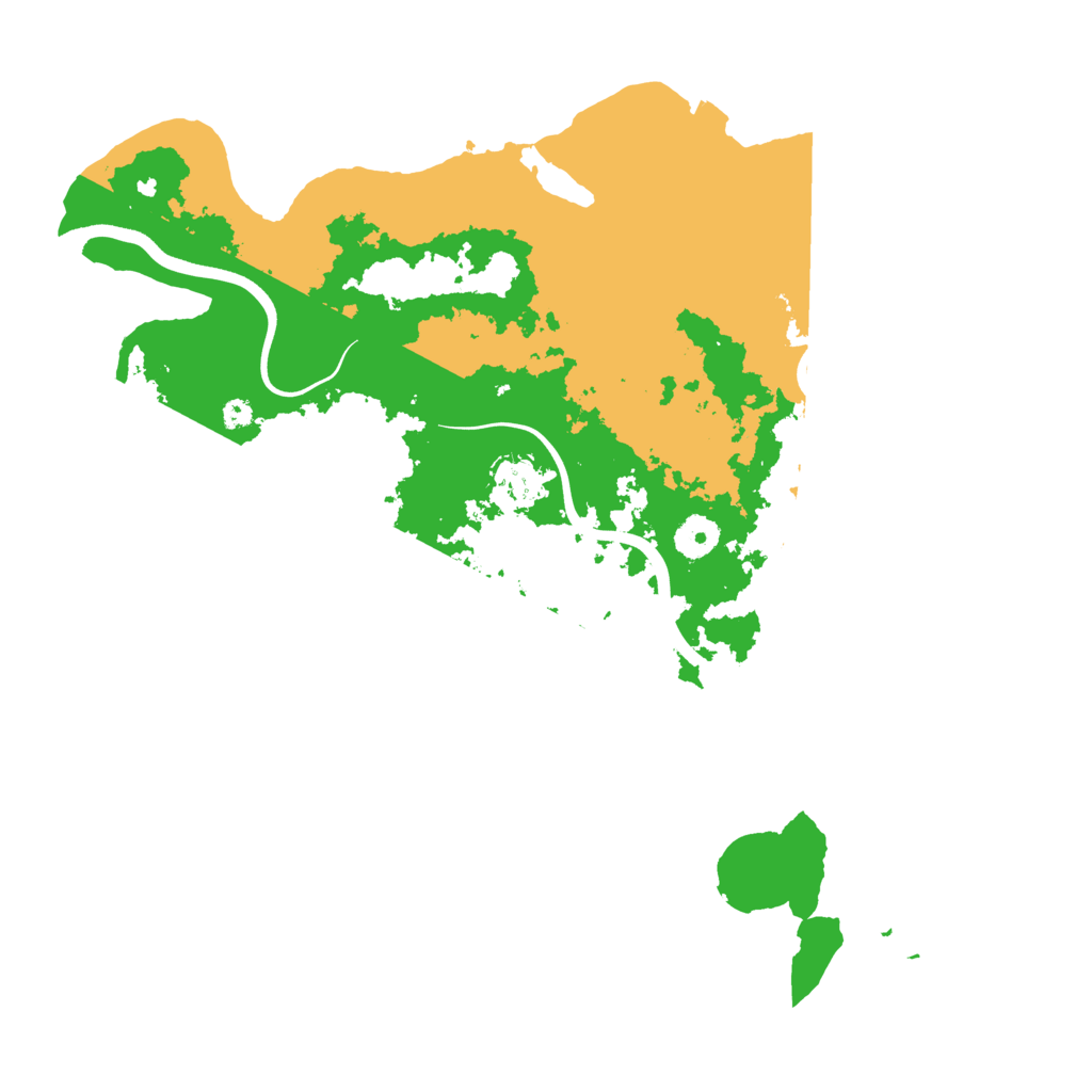 Biome Rust Map: Procedural Map, Size: 3800, Seed: 14253