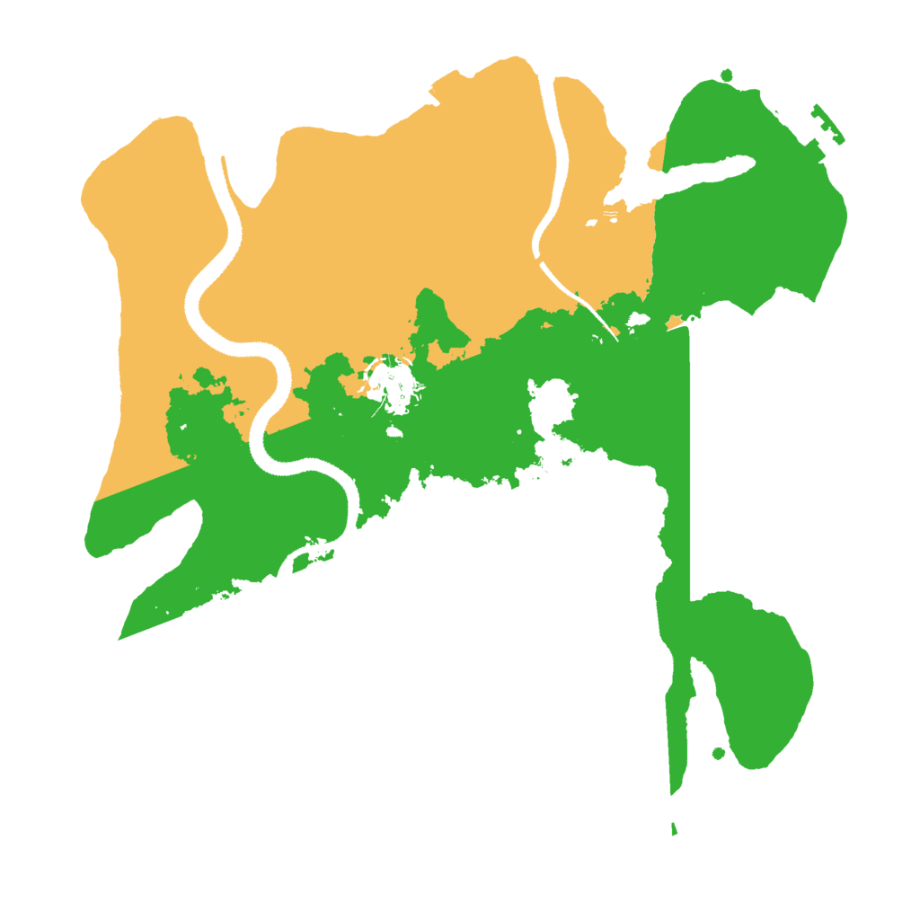 Biome Rust Map: Procedural Map, Size: 3000, Seed: 986261673