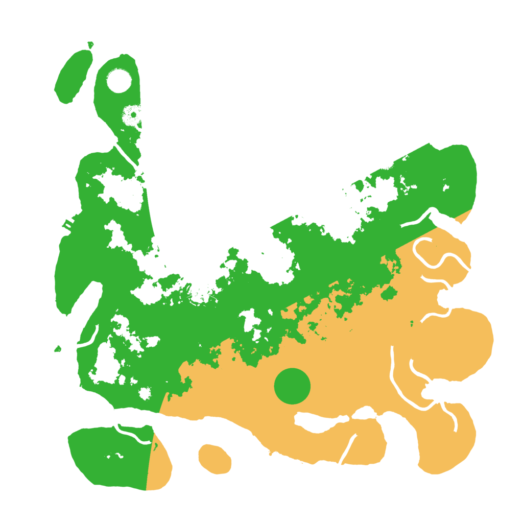 Biome Rust Map: Procedural Map, Size: 3800, Seed: 40822